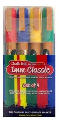 Rotuladores De Toallita Húmeda Chalk Ink Classic, 1 Mm, Paqu