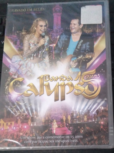 Calypso Dvd 15 Anos Original Novo Lacrado Joelma Chimbinha
