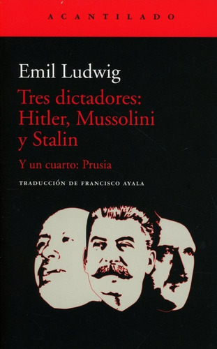 Libro Tres Dictadores: Hitler, Mussolini