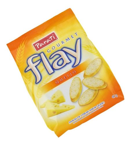 Snack de Cereais Queijo Flay Gourmet Pacote 40g