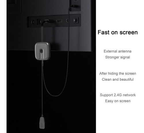Adaptador/receptor De Pantalla Inalámbrico Para Duplicación