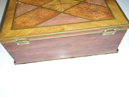 Caja Para Té De 6 Divisiones - Diseño Práctico Y Funcional Marrón (Usado)