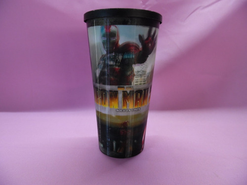 Vaso De Coleccion Holografico Iron Man 2 Año 2010 *mmcinemas