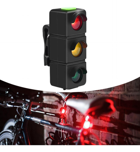 Lámpara De Advertencia De Luz Trasera Para Bicicleta De