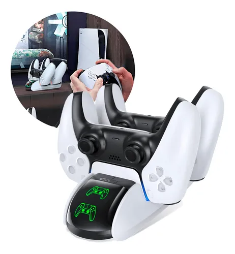 comprar Carregador Playstation 5 Ps5 Duplo Dual Charger De Mesa