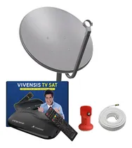 Comprar Kit Receptor Digital Vx10 Vivensis Antena + Lnbf Ku + Cabo