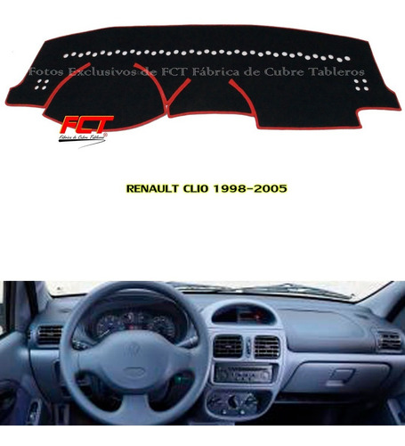 Cubre Tablero - Renault Clio - 1999 2000 2001 2003 2004 Fct