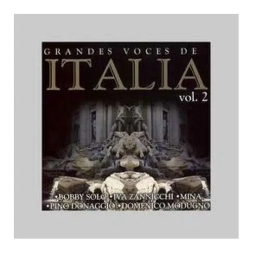 Grandes Voces De Italia Vol. 2 Cd Nuevo Cerrado En Stock 