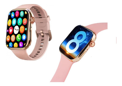 Reloj Inteligente Para Mujer Compatible Samsung Androit Pro Color De La Caja Oro