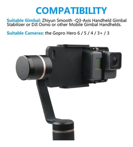 código Morse instante acortar Adaptador Montura Gopro Para Dji Osmo Mobile Gimbal 5 4 3 | MercadoLibre código Morse instante acortar Adaptador Montura Gopro Para Dji Osmo Mobile Gimbal 5 4 3 | MercadoLibre