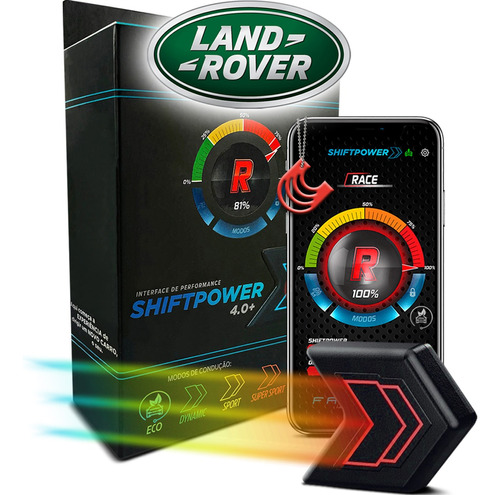 Módulo Pedal Acelerador Shiftpower Faaftech App Land Rover