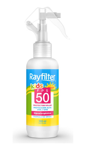 Rayfilter Protector Solar Spray Kids Fps 50 100 Ml