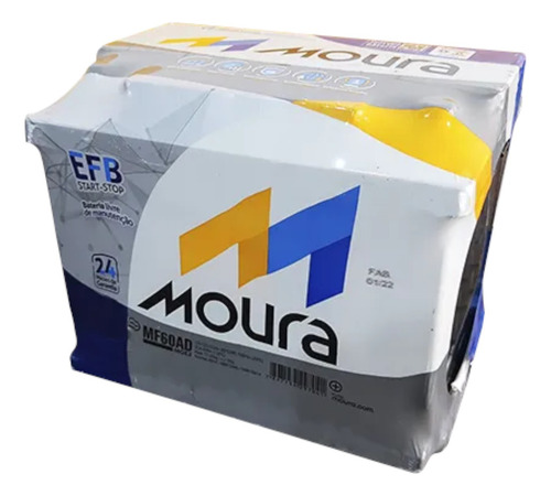Bateria Moura Mf60ad Efb 60ah Volkswagen