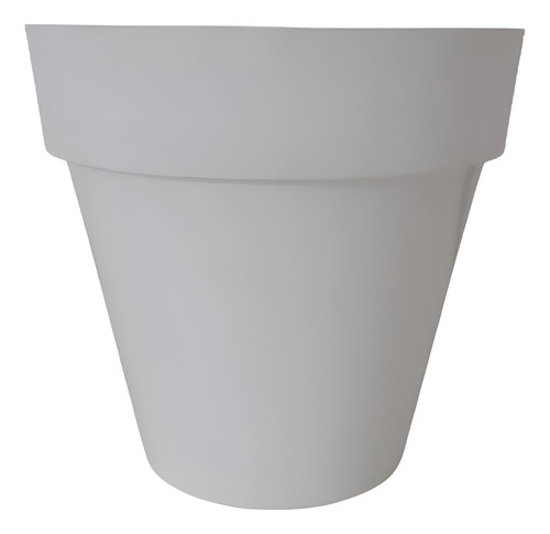 Maceta Matri Linea Josephine 24 Para Plantas-diseño Elegante Blanco Josephine