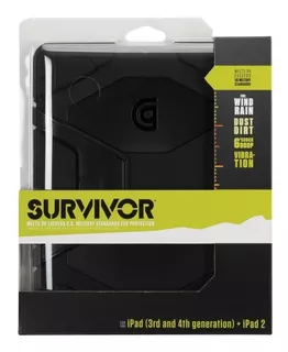 Case Survivor All Terrain Para iPad 2 3 4 Gen Protector 360°