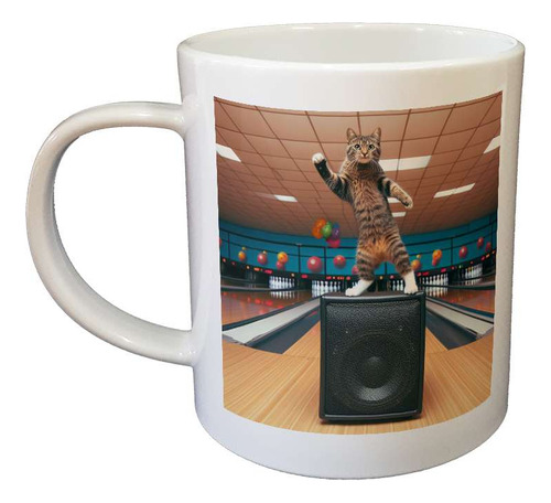 Taza De Plastico Gato Bailando En Un Parlante Parranda