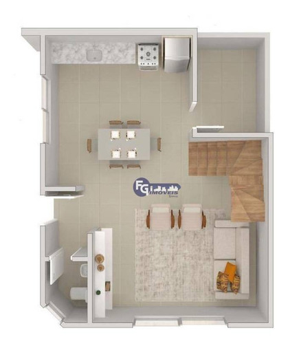 Imagem 4 de 30 de Sobrado Com 3 Dormitórios À Venda, 125 M² Por R$ 419.900,00 - Pinheirinho - Curitiba/pr - So0113