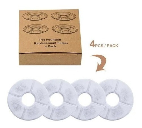 Imagen 3 de 10 de Fuente Dispensador Agua Eléctrico Bebedero Gatos +13 Filtros