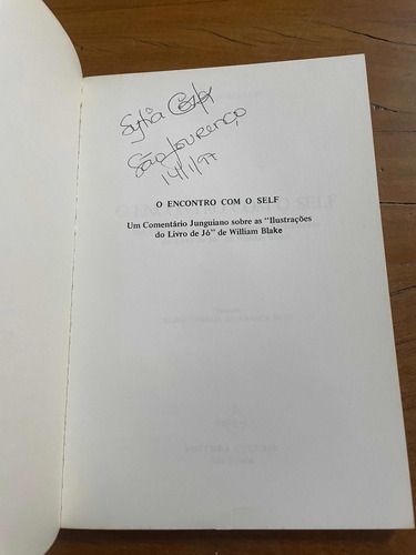 Livro O Encontro Com O Self Edward Edinger Cultrix Jung