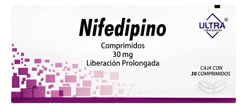 Nifedipino 30 Mg Lp Caja Con 30 Comprimidos
