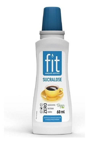 Adoçante Fit Sucralose Líquido Stevia 60ml