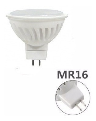 Bombillo Led 3w  Mr16 Ojo De Buey Bi Pin Luz Blanca 2 Pack