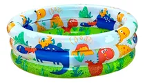 Comprar Piscina Inflável 3 Anéis Infantil Dino 28 Litros Intex