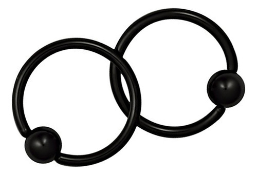 2 Pares De Brincos De Piercing Na Sobrancelha, 16g, 4mm,