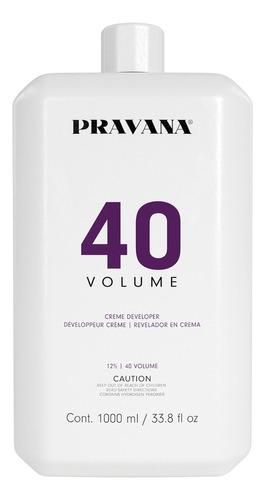  Peroxido 20 Vol De 1 Litro Pravana Tono 40 vol