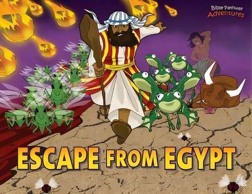 Escape From Egypt : Moses And The Ten Plagues, De Pip Reid. Editorial Bible Pathway Adventures, Tapa Blanda En Inglés