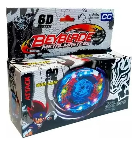 Beyblade Metal Master Con Luz