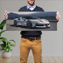 Comprar Cuadro 30x80cm Auto 2023 Ferrari Sf90 Xx Stradal 847