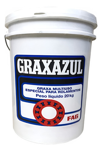 Graxa De Lítio Fag Mp2 Azul 20kg 20l