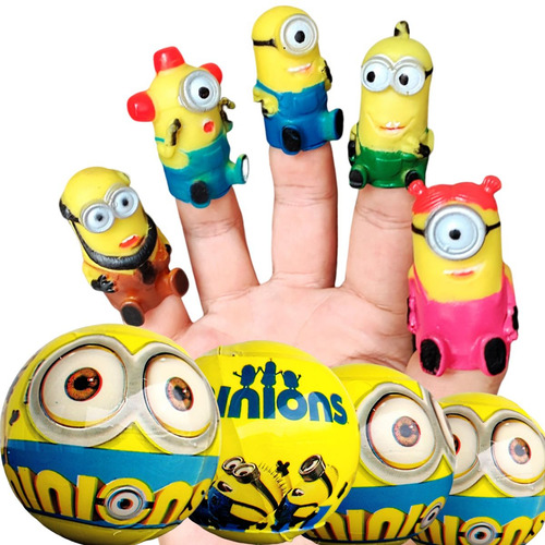 5un Brinquedos Dedoches Minions 2pol
