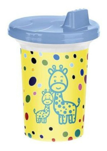 Vaso Entrenamiento Con Tapa Para Niños 300 Ml Titiz Azul