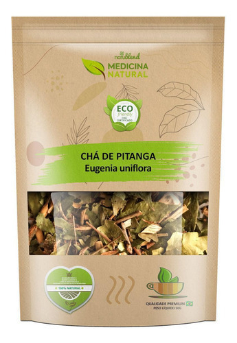 Chá De Folhas De Pitanga - Eugenia Uniflora - 50g