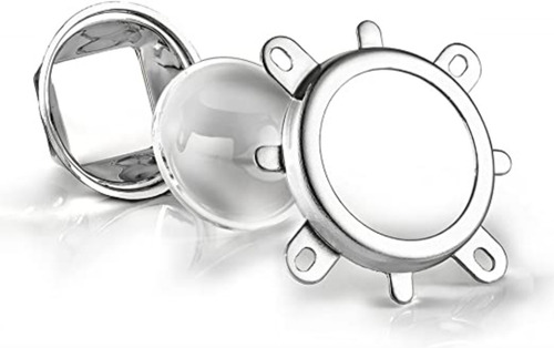 Lente De 44mm + Colimador + Bracket, Para Led 10w Hasta 100w