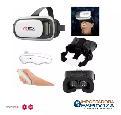 Gafas De Realidad Virtual 3D Vr Box  Control Bluetooth 