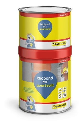 Adesivo Cola P/ Ferro Concreto - Tecbond Mf Quartzolit 1kg