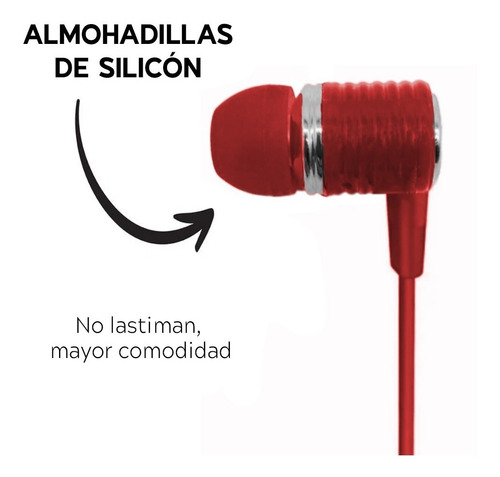 Audifonos Alambricos Celular Manos Libres Microfono In Ear