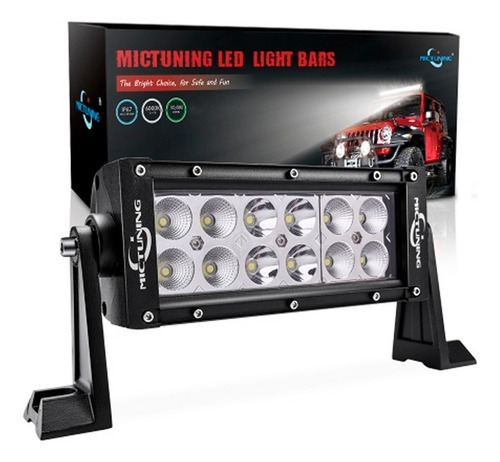 Barra De Luz Led 7.5 PuLG Mictuning 36w Off Road Jeep Suv