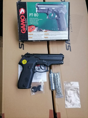 Imagen 5 de 6 de Pistola De(co2)gamo Modelo Pt-80+ 200balines+1co2
