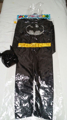 Disfraz De Batman Para Niños Marca Crosti Con Mascara