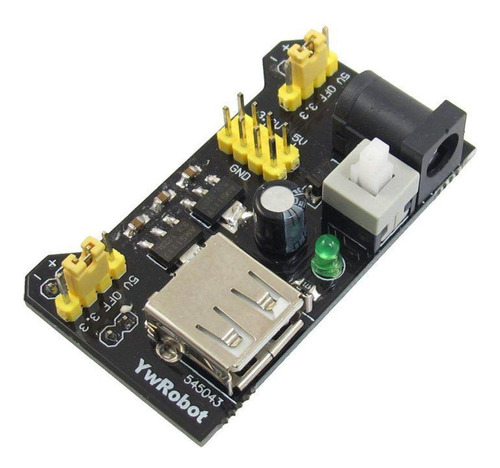 Fonte De Alimentação 3.3v 5v Para Protoboard Arduino Pic Avr