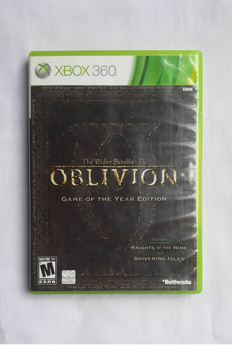 The Elder Scrolls Iv Oblivion Goty Xbox 360 Físico Usado