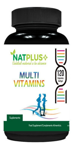 Multivitamico Con Ginseng 120 Cáps. Softgel (blandas) 1000mg Sabor Natural Np