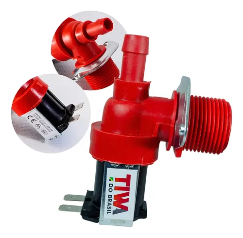 【Tiwa】STOLE Valvula Solenoide Tiwa Para Agua Ou Vapor Com Suporte 220v