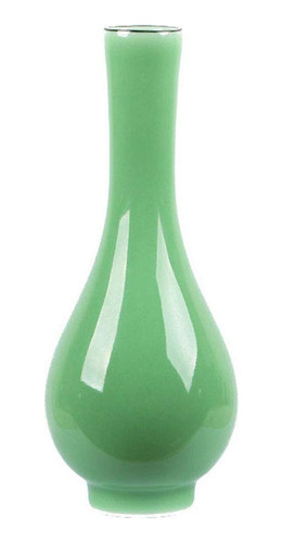 Celadon Florero Porcelana Verde Jade 7.5  Alto 2 Plum
