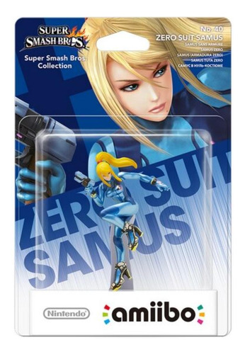 Amiibo Zero Suit Samus - Super Smash Bros