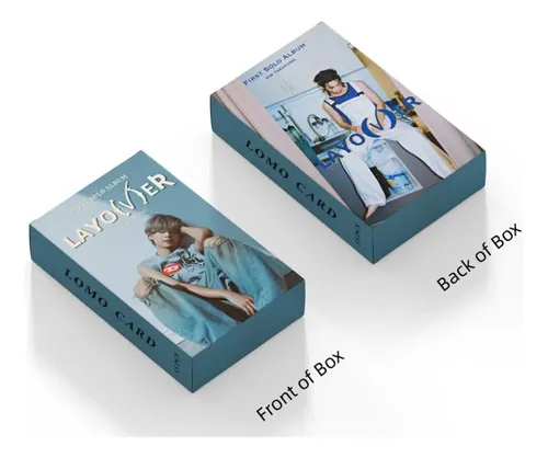 L 55 Cartões Fotográficos V De Bts - Layover V / Full | MercadoLivre